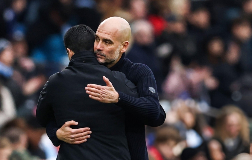 Arteta thông cảm về tình cảnh mà Pep Guardiola phải hứng chịu.