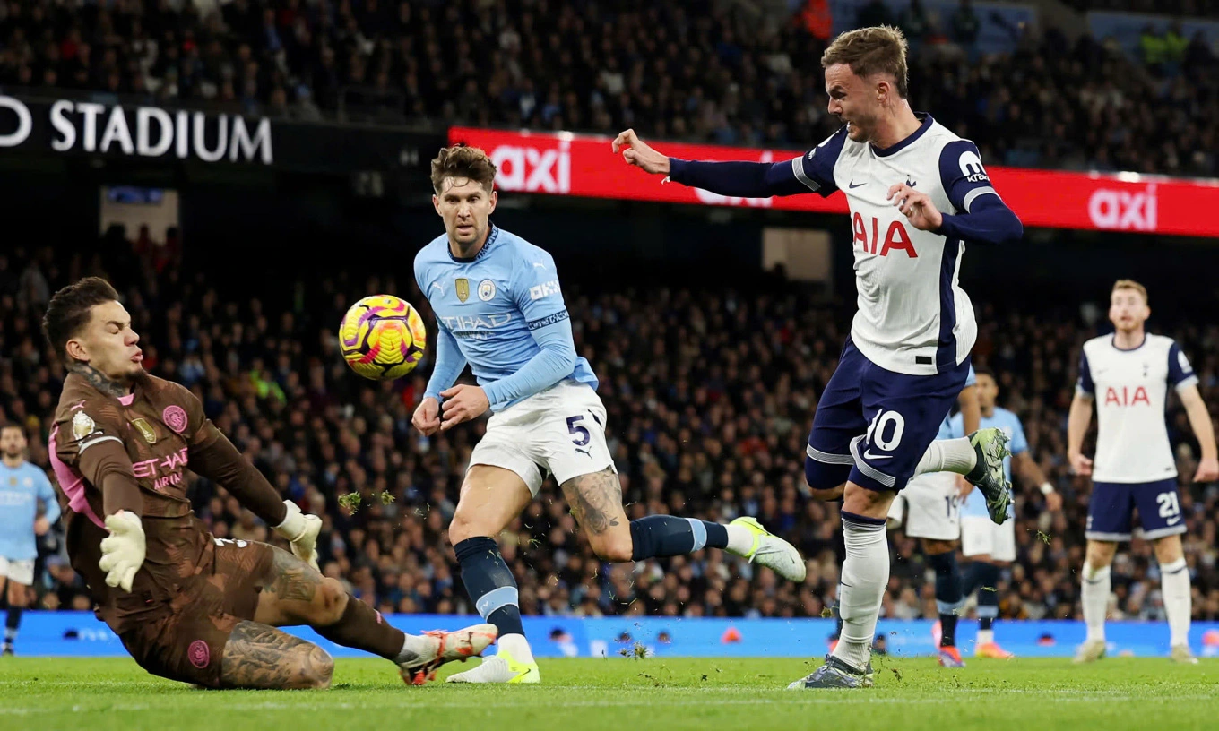 Tottenham giành chiến thắng thuyết phục trước Man City