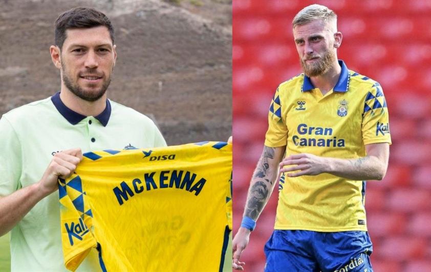 McKenna và McBurnie được HLV Las Palmas khen ngợi .